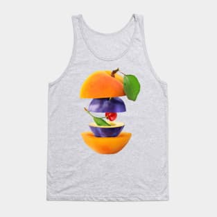 Apricot Plum Cherry Gifts Vegetarian Tank Top